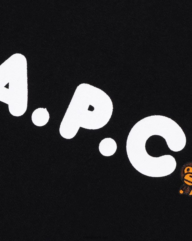 musta lapset A Bathing Ape x a.p.c. milo on apc tee 8HT2D81572