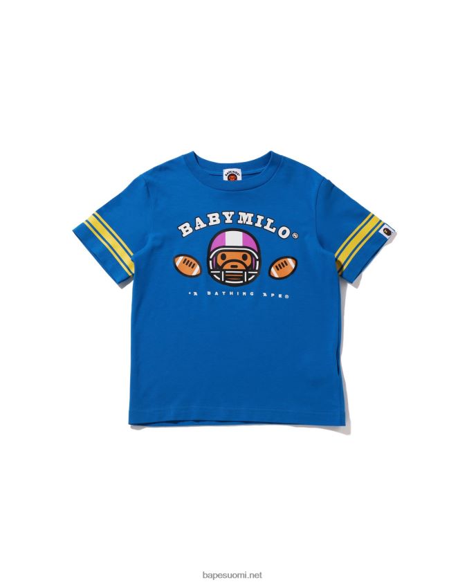 sininen lapset A Bathing Ape jalkapallo vauva milo paita 8HT2D81582