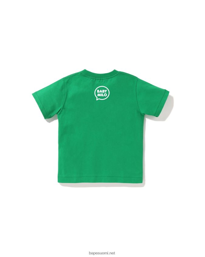 smaragdi lapset A Bathing Ape baby milo puheilmapallo t-paita #4 8HT2D81562