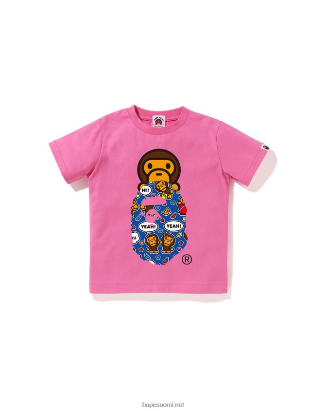 vaaleanpunainen lapset A Bathing Ape baby milo puhepallo milo pään teessä 8HT2D81566
