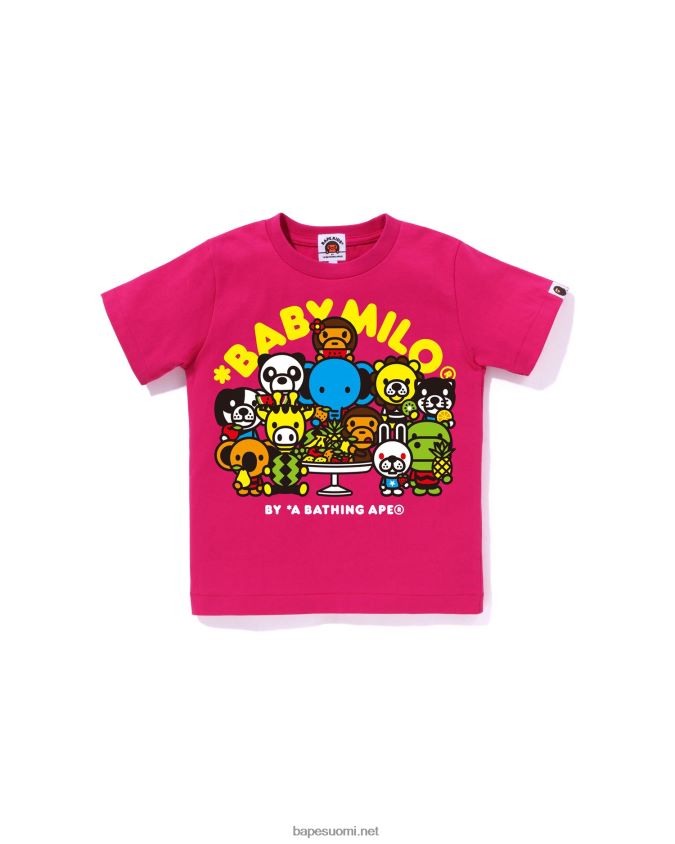 vaaleanpunainen lapset A Bathing Ape baby milo sekoitettu hedelmätee #2 8HT2D81456