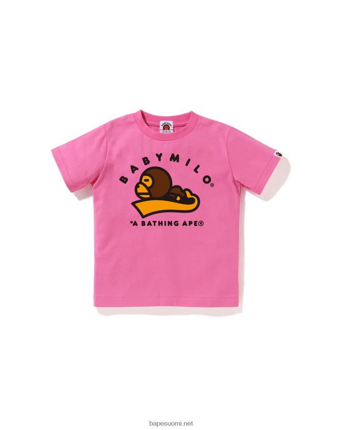 vaaleanpunainen lapset A Bathing Ape baby milo unipaita 8HT2D81552
