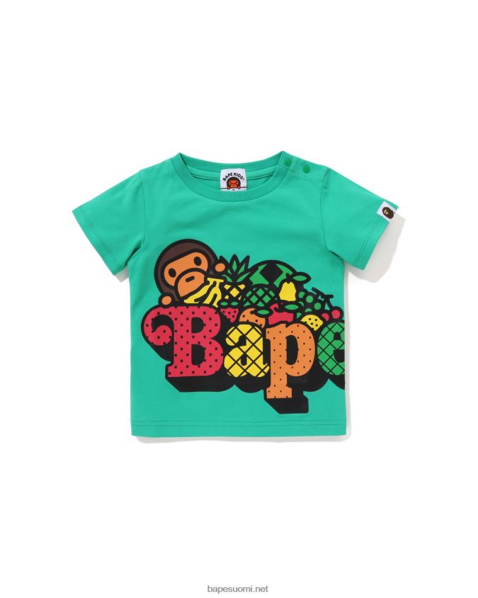 vaaleanvihreä lapset A Bathing Ape baby milo hedelmätee 8HT2D81323