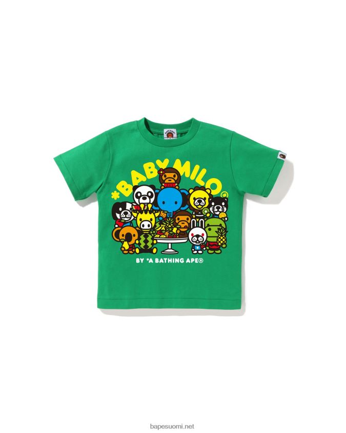 vaaleanvihreä lapset A Bathing Ape baby milo sekoitettu hedelmätee #2 8HT2D81455