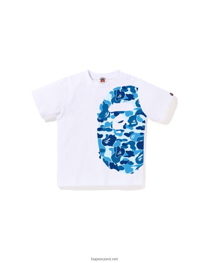 valkoinen lapset A Bathing Ape abc camo puoli iso head t-paita 8HT2D81292