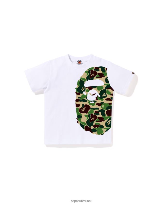 valkoinen lapset A Bathing Ape abc camo puoli iso head t-paita 8HT2D81293