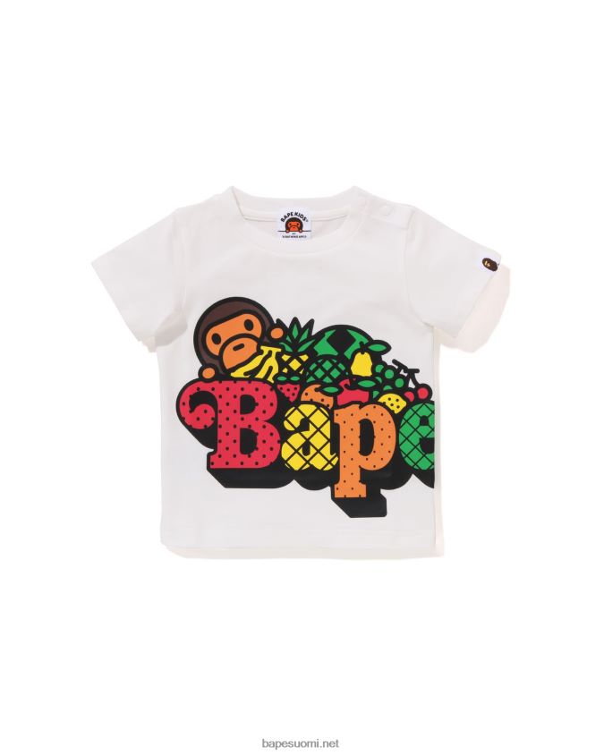 valkoinen lapset A Bathing Ape baby milo hedelmätee 8HT2D81325