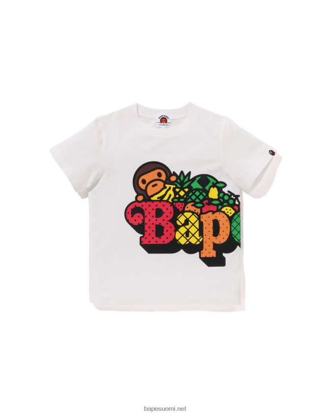 valkoinen lapset A Bathing Ape baby milo hedelmätee 8HT2D81340