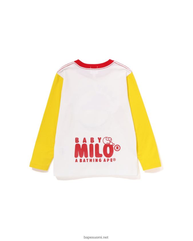 valkoinen lapset A Bathing Ape baby milo nukkua pilvi teessä 8HT2D81509