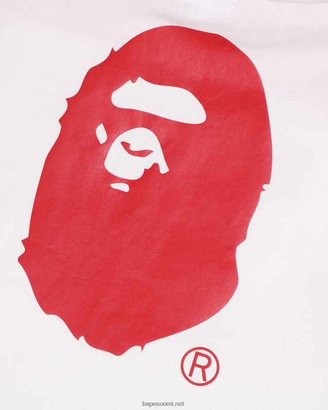 valkoinen lapset A Bathing Ape jalkapallo tee 8HT2D81514