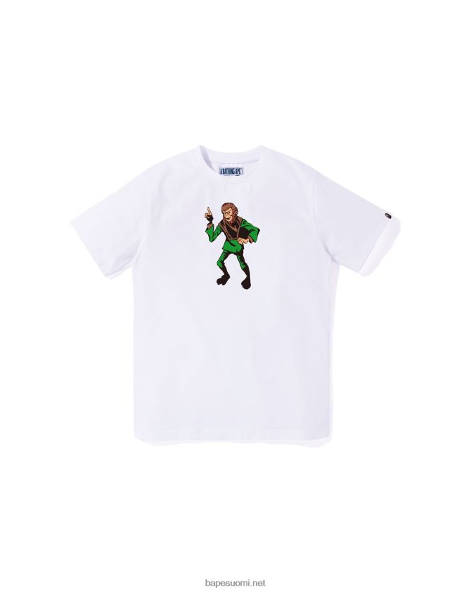 valkoinen lapset A Bathing Ape tee jr 8HT2D81362