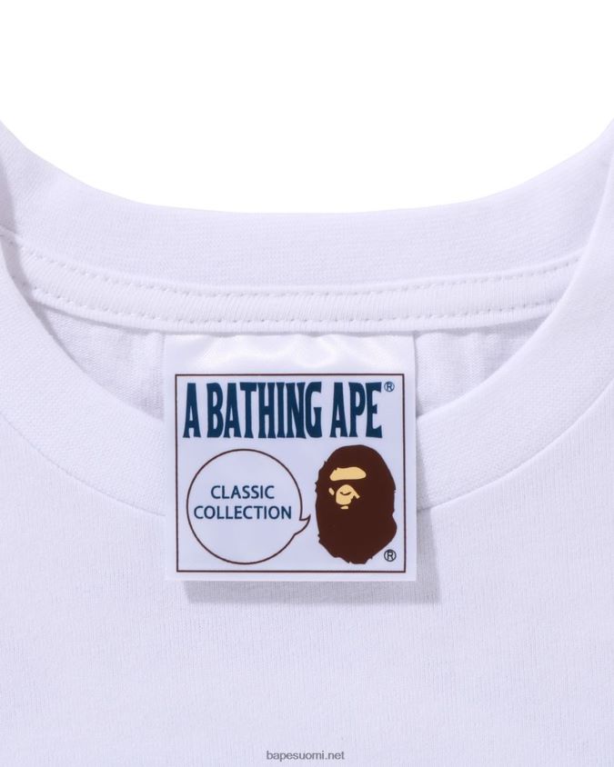 valkoinen lapset A Bathing Ape tee jr 8HT2D81362