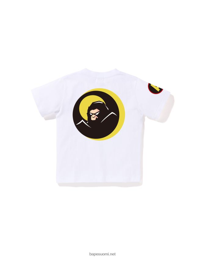 valkoinen lapset A Bathing Ape varjo t-paita 8HT2D81365