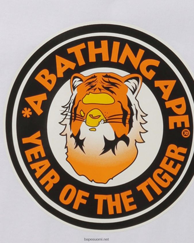 valkoinen lapset A Bathing Ape vuosi tiikeri tee 8HT2D81749