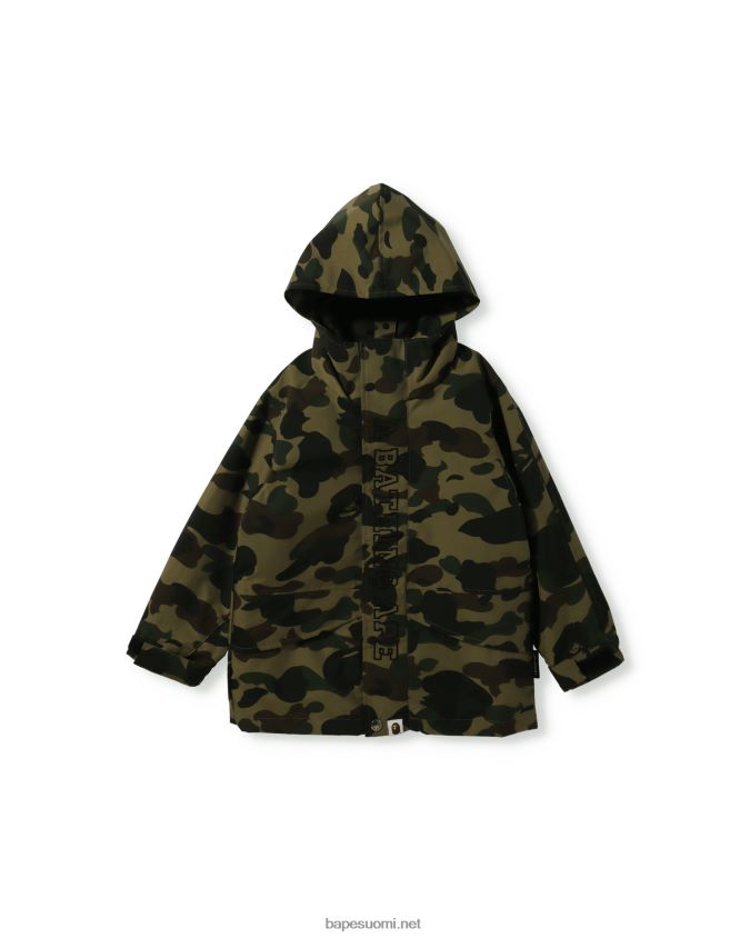 armeijan vihreä lapset A Bathing Ape 1st camo 4way takki 8HT2D81754