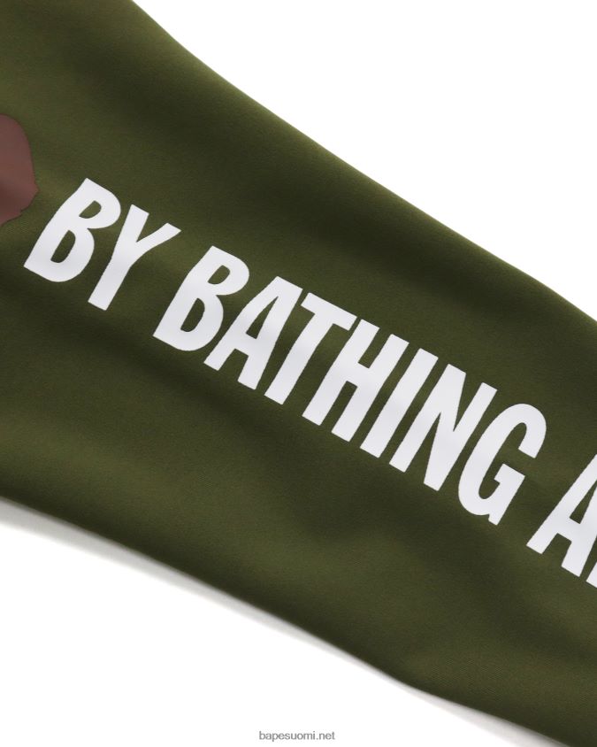 armeijan vihreä lapset A Bathing Ape jersey toppi 8HT2D81789