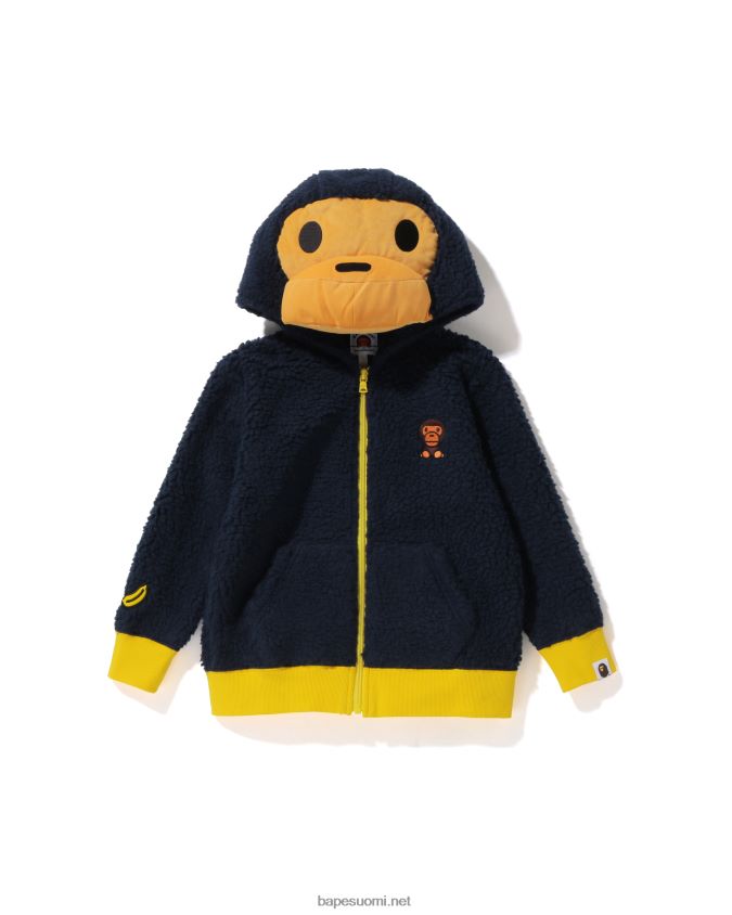 sininen lapset A Bathing Ape baby milo boa pehmotakki 8HT2D81779