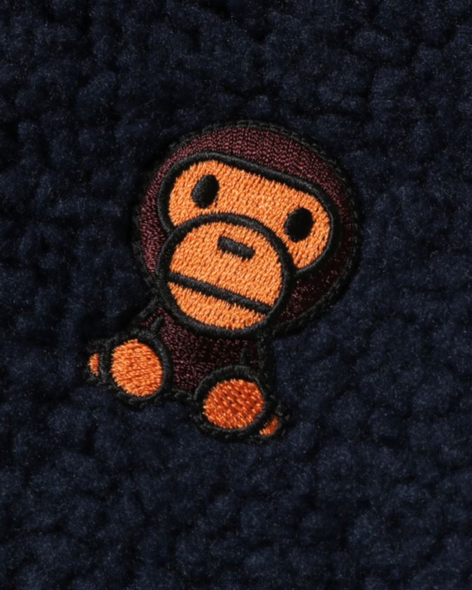 sininen lapset A Bathing Ape baby milo boa pehmotakki 8HT2D81779