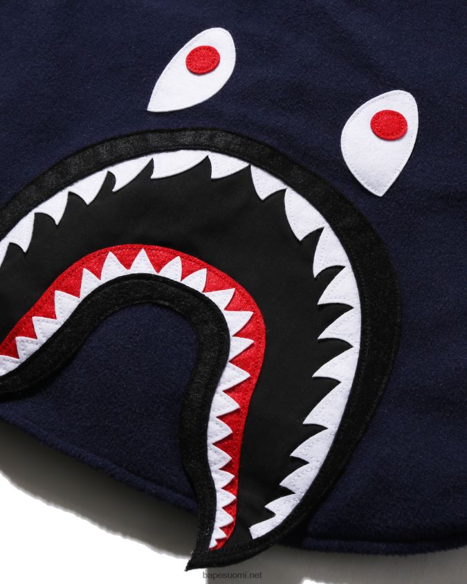 sininen lapset A Bathing Ape shark patch takki 8HT2D81642