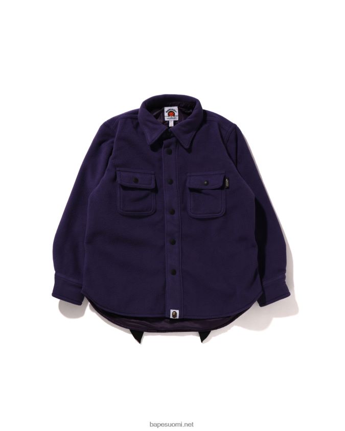 violetti lapset A Bathing Ape shark patch takki 8HT2D81643