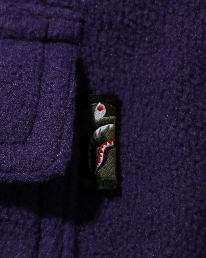 violetti lapset A Bathing Ape shark patch takki 8HT2D81643