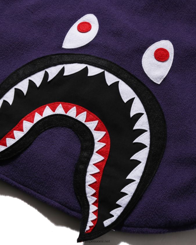 violetti lapset A Bathing Ape shark patch takki 8HT2D81643