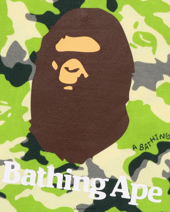 vaaleanvihreä lapset A Bathing Ape woodland camo tanktop 8HT2D81366