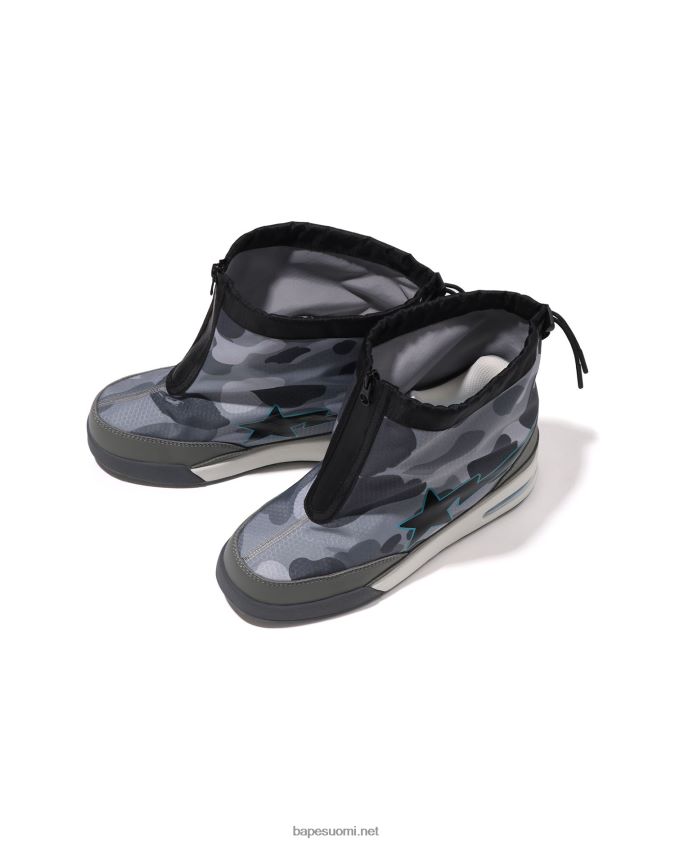 harmaa miehet A Bathing Ape hunajakenno camo zip road sta m2 8HT2D8671