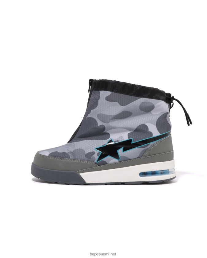 harmaa miehet A Bathing Ape hunajakenno camo zip road sta m2 8HT2D8671