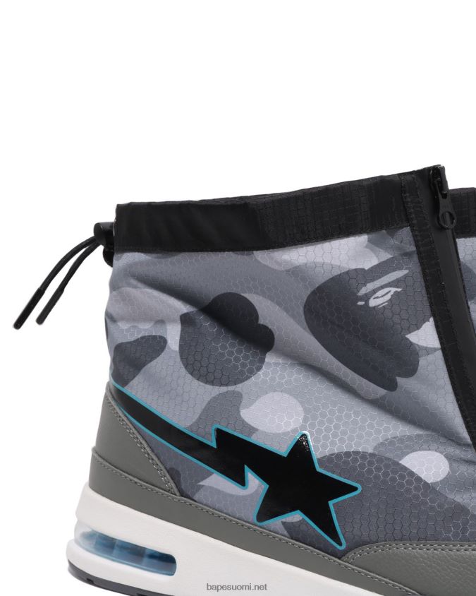 harmaa miehet A Bathing Ape hunajakenno camo zip road sta m2 8HT2D8671