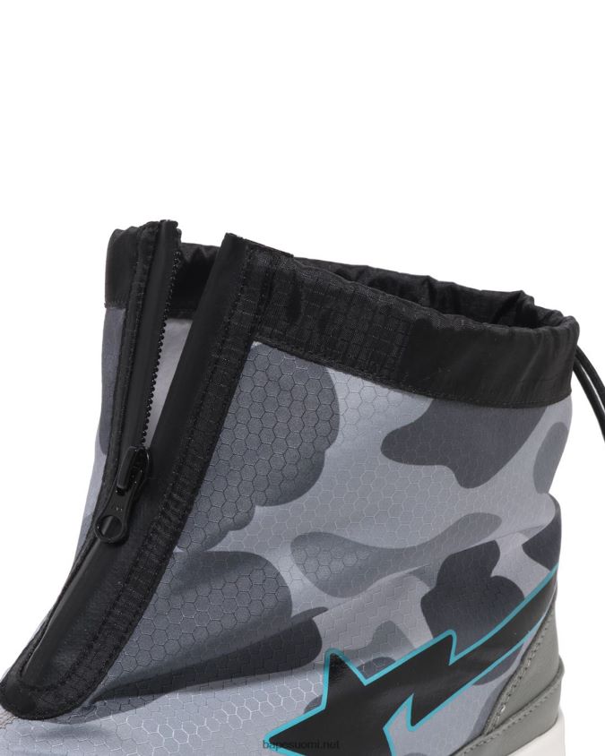 harmaa miehet A Bathing Ape hunajakenno camo zip road sta m2 8HT2D8671
