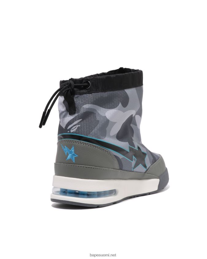 harmaa miehet A Bathing Ape hunajakenno camo zip road sta m2 8HT2D8671