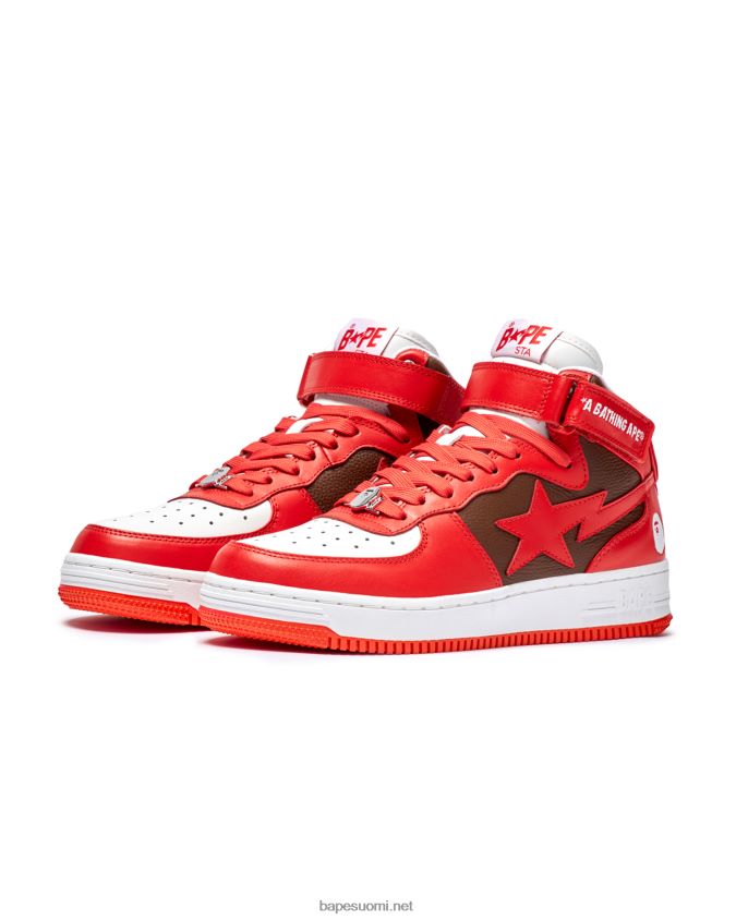 kirkkaan punainen miehet A Bathing Ape mi #2 m2 lenkkarit 8HT2D8705