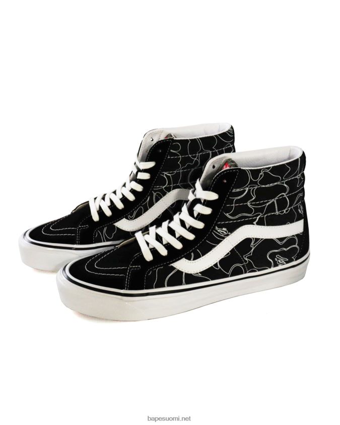 musta miehetbape x vans line abc camo sk8-hi 8HT2D8724