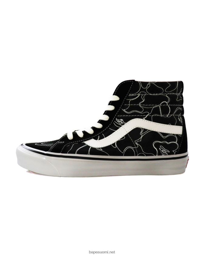musta miehetbape x vans line abc camo sk8-hi 8HT2D8724