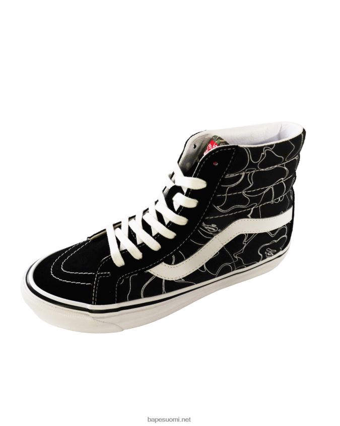 musta miehetbape x vans line abc camo sk8-hi 8HT2D8724