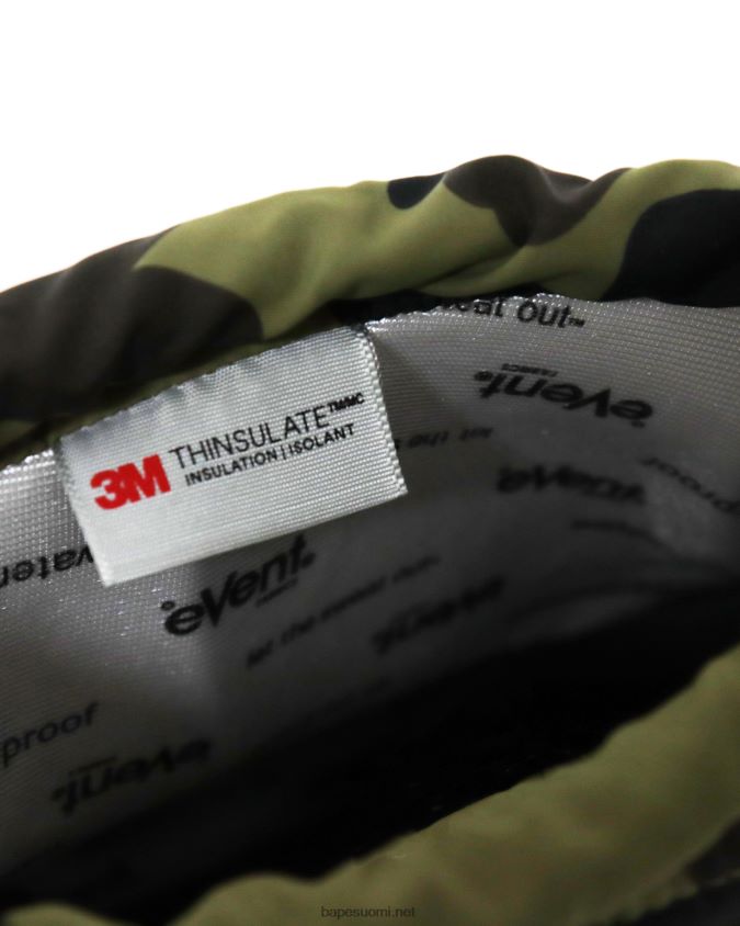 armeijan vihreä miehet A Bathing Ape x suicoke bower-saappaat 8HT2D8732