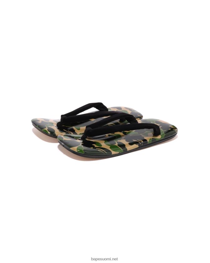 armeijan vihreä miehet A Bathing Ape abc camo japanilaiset sandaalit 8HT2D8667