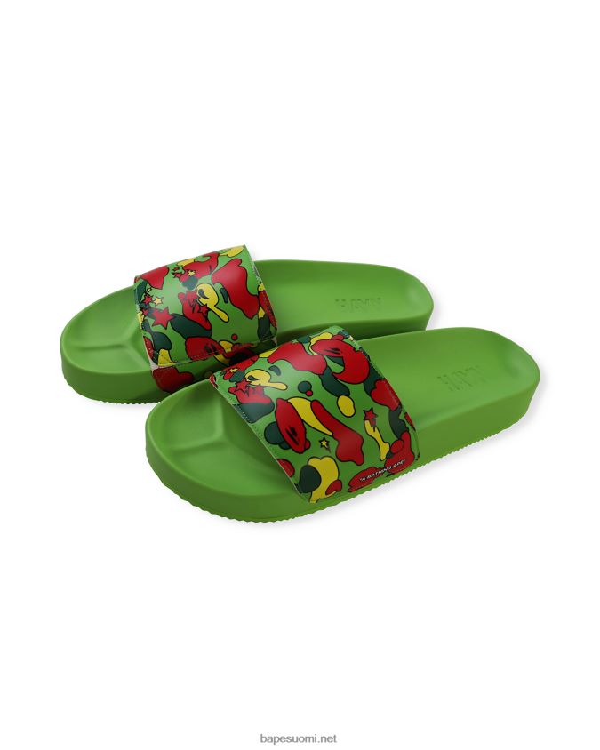 caise miehet A Bathing Ape x hayn sta camo slide sandaalit 8HT2D8728