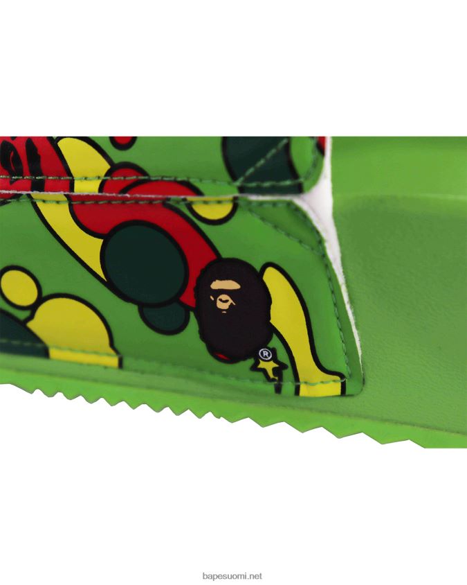 caise miehet A Bathing Ape x hayn sta camo slide sandaalit 8HT2D8728