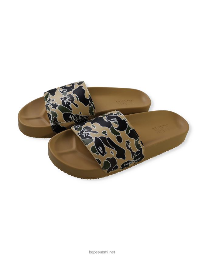 khaki miehet A Bathing Ape x hayn sta camo slide sandaalit 8HT2D8730