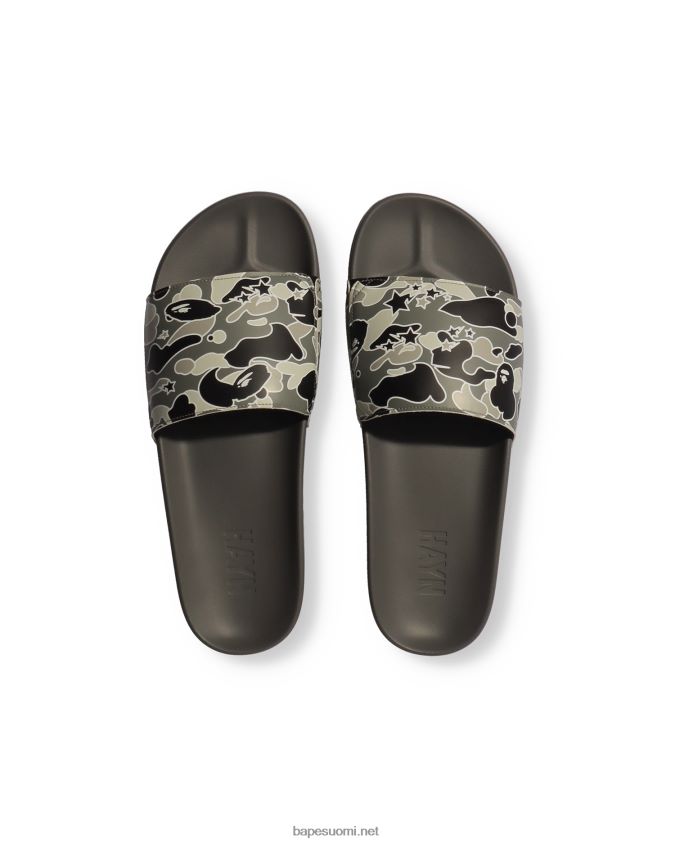 musta miehet A Bathing Ape x hayn sta camo slide sandaalit 8HT2D8727