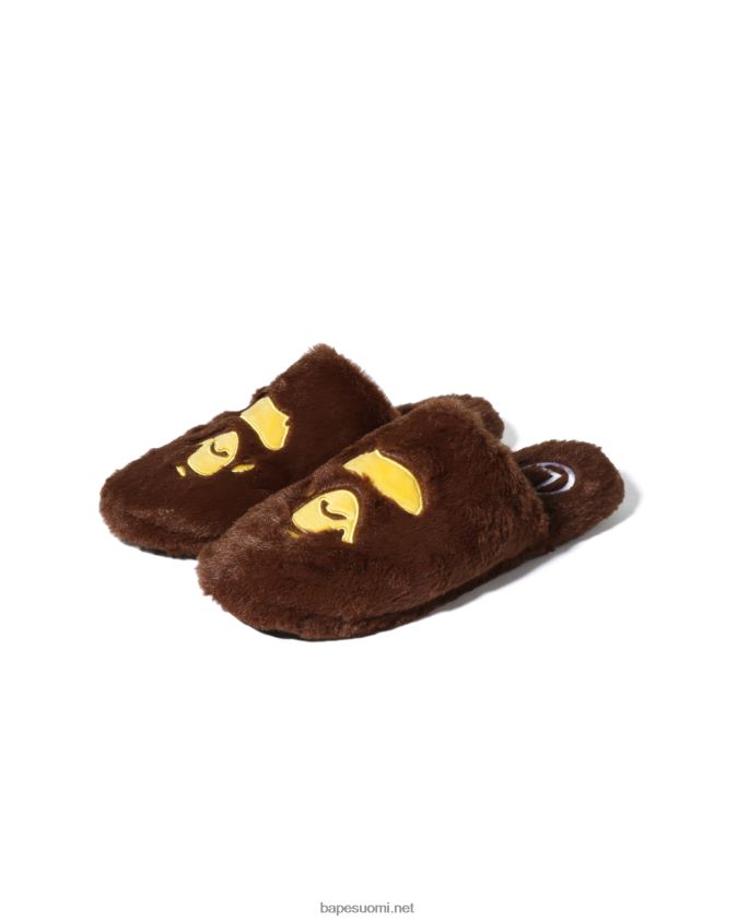 ruskea miehet A Bathing Ape pään tossut 8HT2D8711
