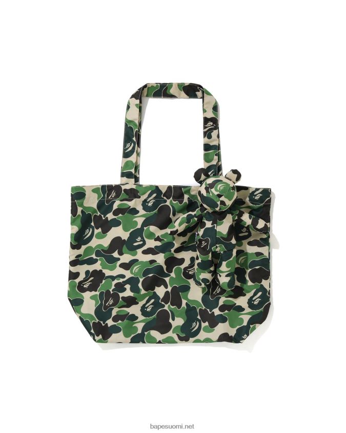 armeijan vihreä miehet A Bathing Ape abc camo karhu ekolaukku(t) 8HT2D8474