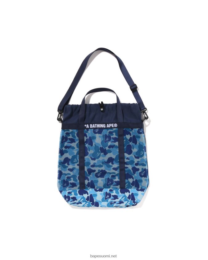 vaaleansininen miehet A Bathing Ape abc camo verkkokassi 8HT2D8395