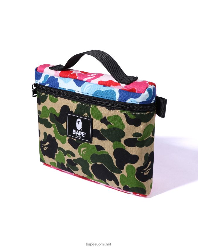 caise miehet A Bathing Ape abc mix camo musiikkipussi 8HT2D8750