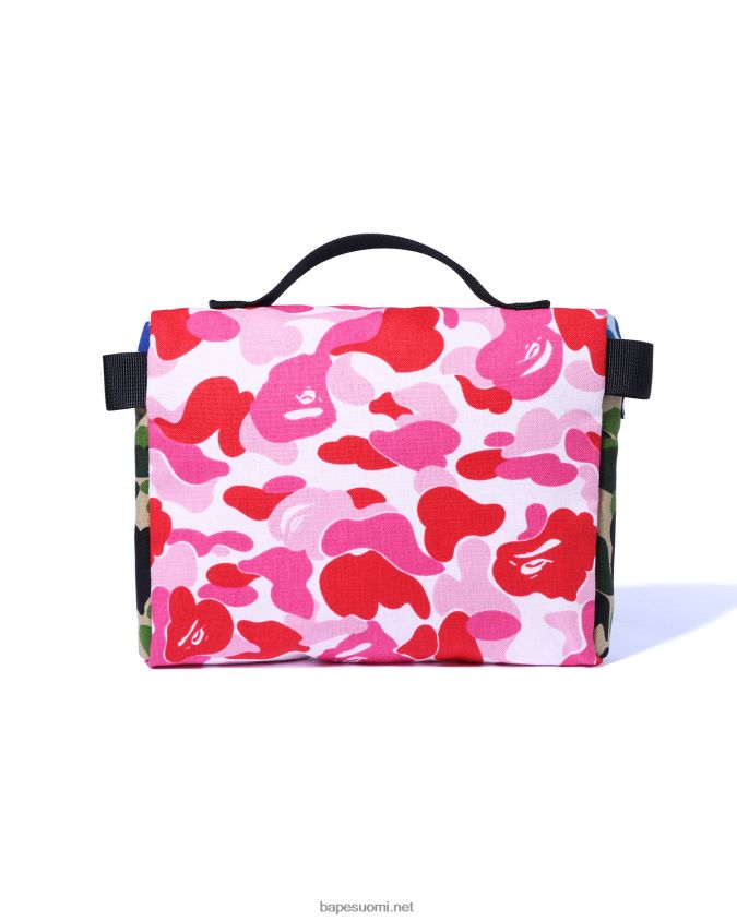 caise miehet A Bathing Ape abc mix camo musiikkipussi 8HT2D8750