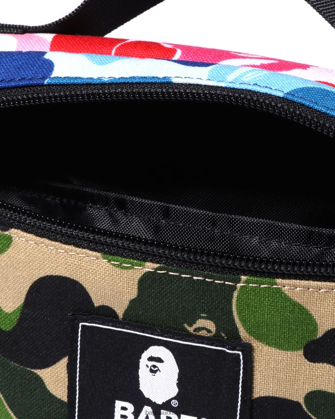caise miehet A Bathing Ape abc mix camo musiikkipussi 8HT2D8750