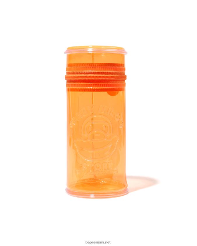 oranssi miehet A Bathing Ape kohokuvioitu pvc-pussi 8HT2D8758