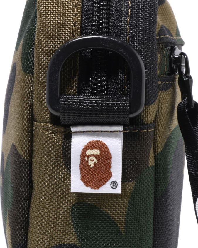 armeijan vihreä miehet A Bathing Ape 1. camo mini olkalaukku 8HT2D8468